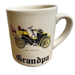 Vintage Wolseley classic car “Grandpa” coffee mug